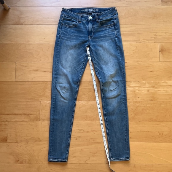 ~American Eagle ~ Jeans ~ Jegging ~ Super Stretch ~ 4 Long - Picture 9 of 9
